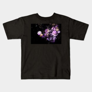 Gold and violet Kids T-Shirt